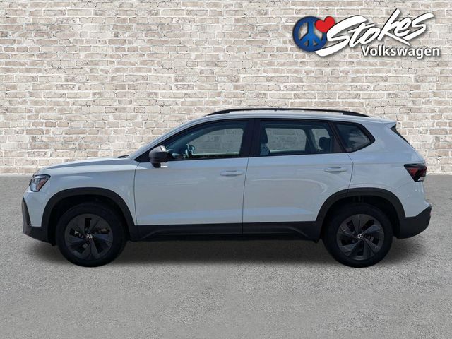 2025 Volkswagen Taos 1.5T S White at Stokes Volkswagen