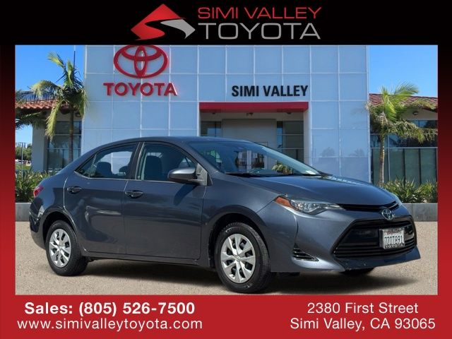 Slate Metallic 2017 Toyota Corolla Sedan Front-Wheel Drive Continuously Variable Transmission