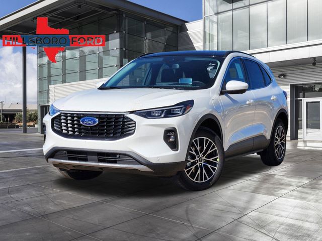 2025 Star White Metallic Tri-Coat Ford Escape Plug-In Hybrid SUV