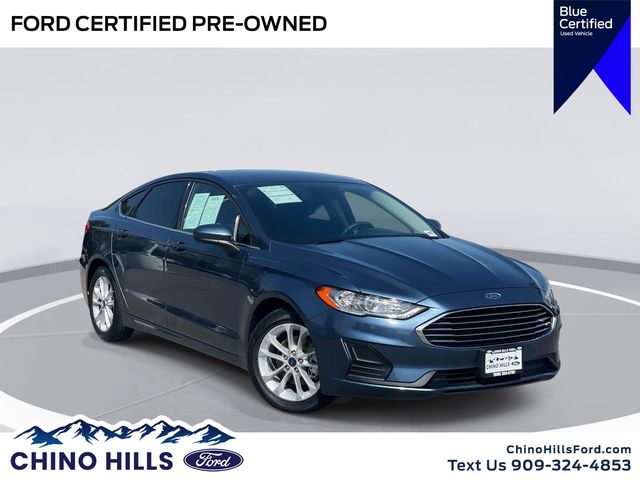 Blue Metallic 2019 Ford Fusion SE Sedan Front-Wheel Drive 6-Speed Automatic