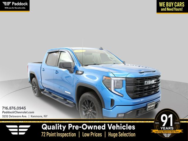 Dynamic Blue Metallic 2022 GMC Sierra 1500 Pickup Truck Four-Wheel Drive Automatic