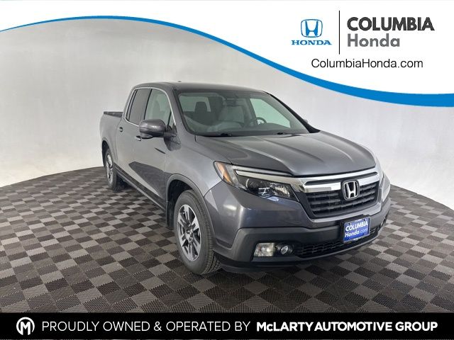 Gray (Modern Steel) 2017 Honda Ridgeline RTL-T Pickup Truck Front-Wheel Drive 6-Speed Automatic
