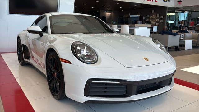 White 2024 Porsche 911 Coupe Rear-Wheel Drive 8-Speed Automatic