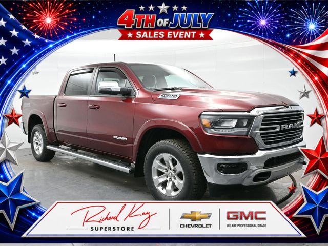 Red 2024 RAM 1500 Pickup Truck Four-Wheel Drive 8-Speed Automatic
