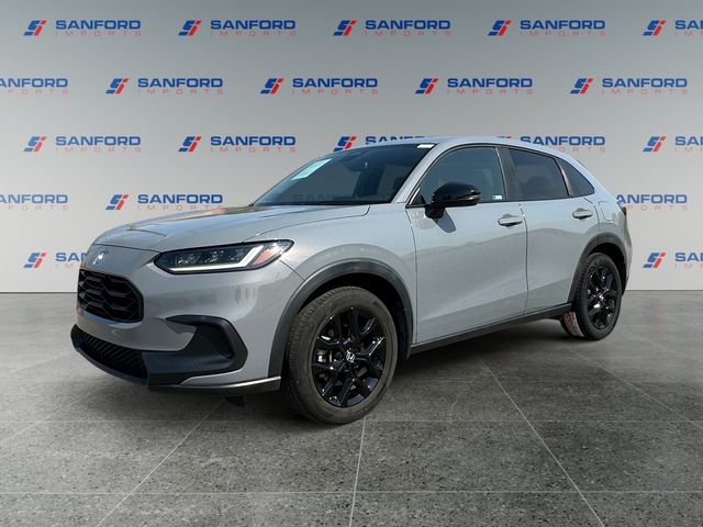Gray 2023 Honda HR-V Sport FWD SUV / Crossover Front-Wheel Drive Continuously Variable Transmission