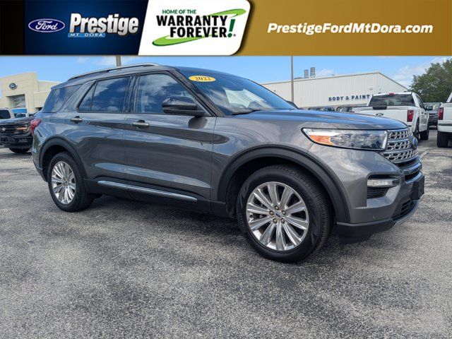 Carbonized Gray Metallic 2022 Ford Explorer Limited RWD SUV / Crossover Rear-Wheel Drive Automatic