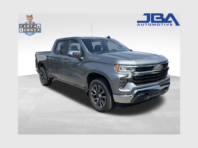 Sterling Gray Metallic 2023 Chevrolet Silverado 1500 LT Crew Cab 4WD Pickup Truck Four-Wheel Drive 8-Speed Automatic