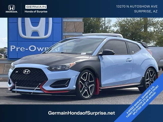 Performance Blue 2021 Hyundai Veloster N Coupe Front-Wheel Drive 6-Speed Manual