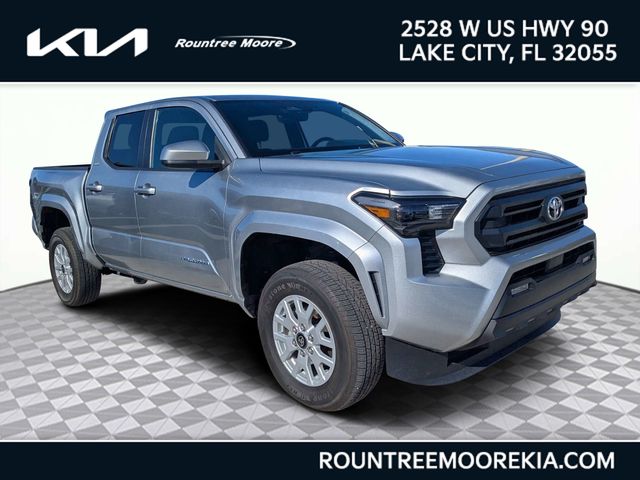 Celestial Silver Metallic 2024 Toyota Tacoma Pickup Truck Four-Wheel Drive 8-Speed Automatic