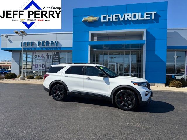 White Metallic 2021 Ford Explorer ST AWD SUV / Crossover All-Wheel Drive Automatic