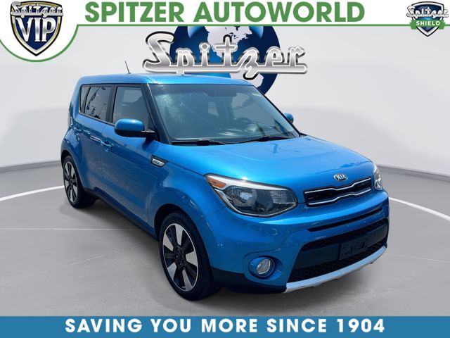 Caribbean Blue 2018 Kia Soul Wagon Front-Wheel Drive 6-Speed Automatic