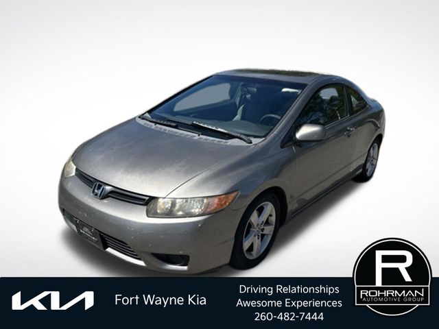 Gold 2007 Honda Civic Coupe Coupe Front-Wheel Drive 5-Speed Automatic