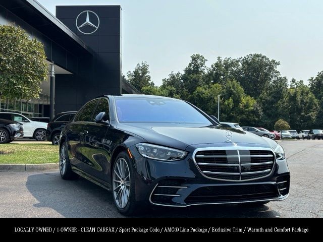 Nautical Blue Metallic 2026 Mercedes-Benz S-Class Sedan All-Wheel Drive 9-Speed Automatic