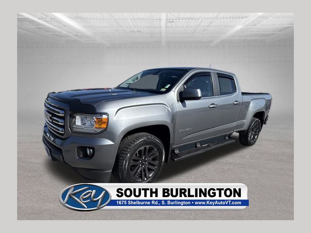 Gray (Satin Steel Metallic) 2020 GMC Canyon Pickup Truck Four-Wheel Drive 8-Speed Automatic