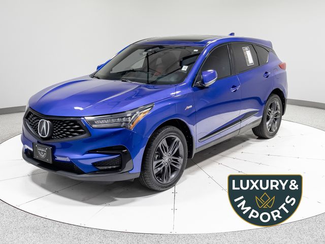 Apex Blue Pearl 2021 Acura RDX SH-AWD with A-Spec Package SUV / Crossover All-Wheel Drive Automatic