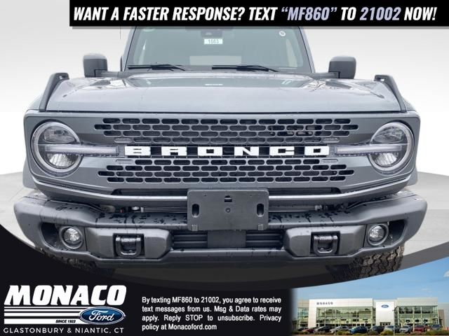 Gray 2026 Ford Bronco SUV / Crossover Four-Wheel Drive 7-Speed Manual