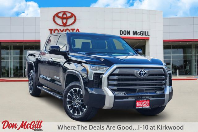 2024 Toyota Tundra Hybrid Limited Black at Gullo Toyota