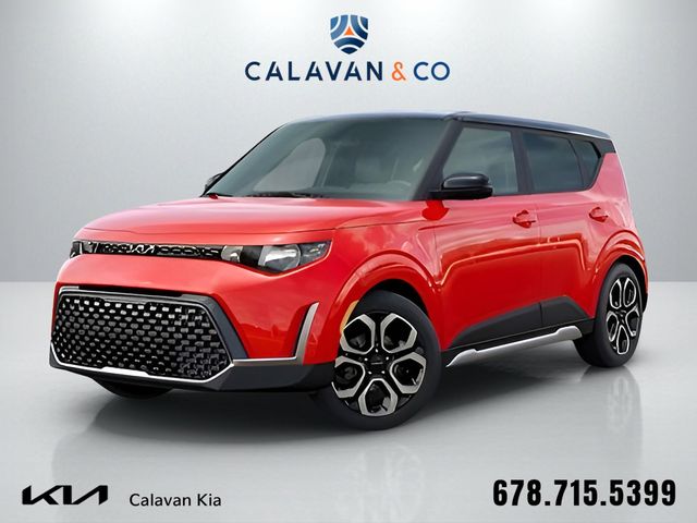 Inferno Red/Black Roof 2025 Kia Soul EX FWD SUV / Crossover Front-Wheel Drive Continuously Variable Transmission