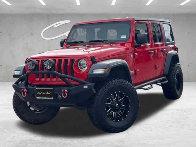 Firecracker Red Clearcoat 2019 Jeep Wrangler Unlimited Sport S 4WD SUV / Crossover Four-Wheel Drive 8-Speed Automatic