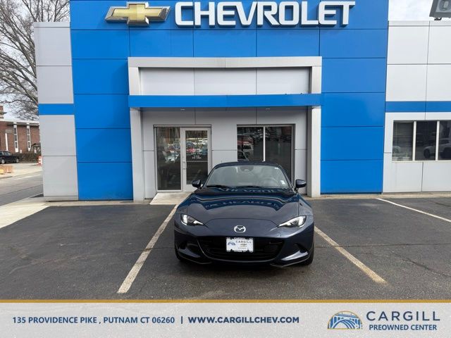 Deep Crystal Blue Mica 2025 Mazda MX-5 Miata RF Grand Touring RWD Convertible Rear-Wheel Drive 6-Speed Automatic