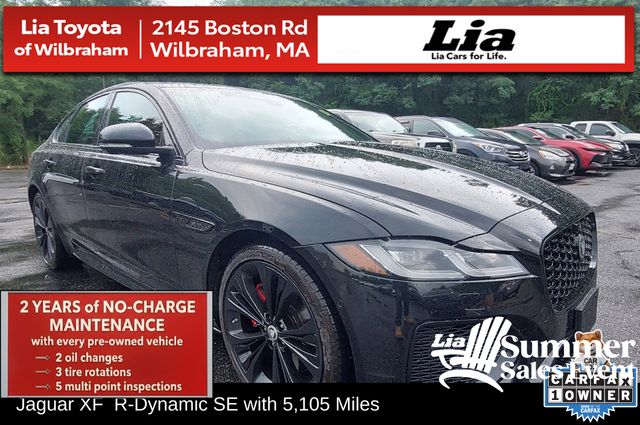 Santorini Black Metallic 2024 Jaguar XF Sedan All-Wheel Drive 8-Speed Automatic