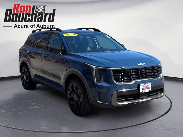 Midnight Lake Blue 2024 Kia Sorento X-Line EX AWD SUV / Crossover All-Wheel Drive 8-Speed Dual Clutch