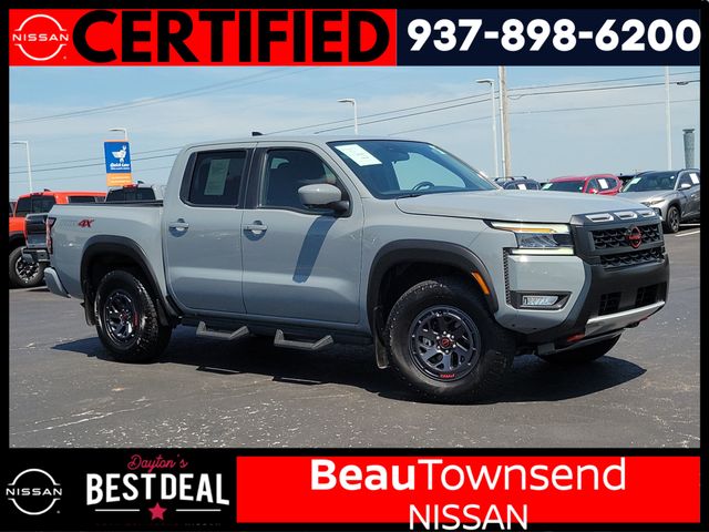 Boulder Gray Pearl 2025 Nissan Frontier Pickup Truck Four-Wheel Drive 9-Speed Automatic Overdrive