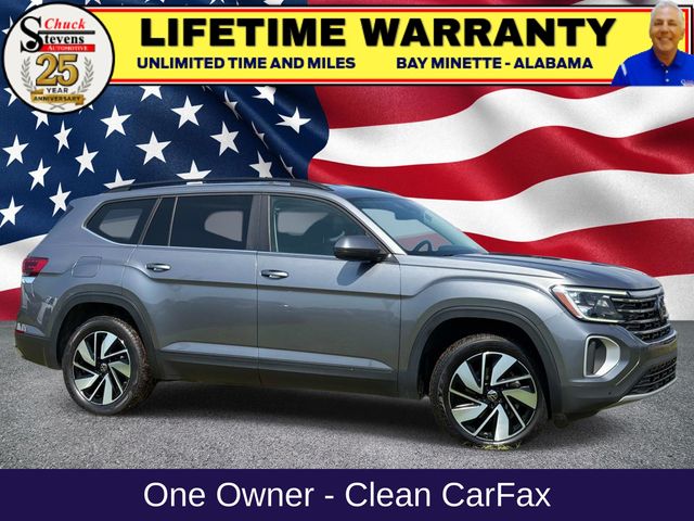 White 2025 Volkswagen Atlas SUV / Crossover All-Wheel Drive 8-Speed Automatic
