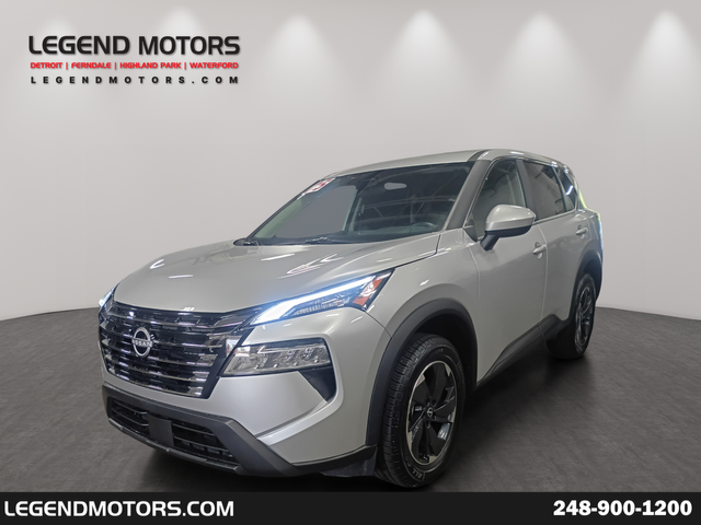 Brilliant Silver Metallic 2025 Nissan Rogue SUV / Crossover All-Wheel Drive Continuously Variable Transmission