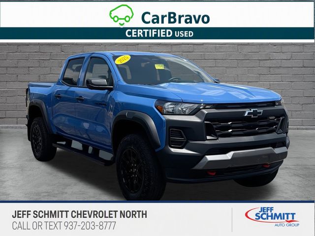 Reef Blue Metallic 2025 Chevrolet Colorado Pickup Truck Four-Wheel Drive 8-Speed Automatic