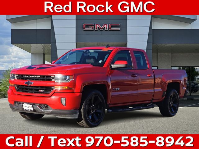 Red Hot 2017 Chevrolet Silverado 1500 Pickup Truck Four-Wheel Drive 6-Speed Automatic Overdrive