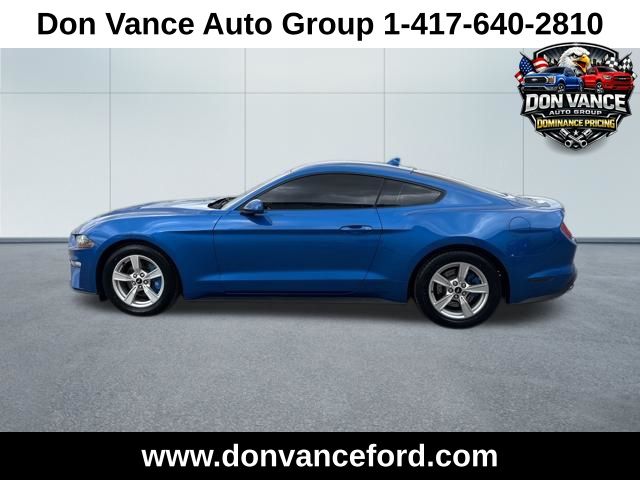 Velocity Blue Metallic 2021 Ford Mustang EcoBoost Coupe RWD Coupe Rear-Wheel Drive Automatic