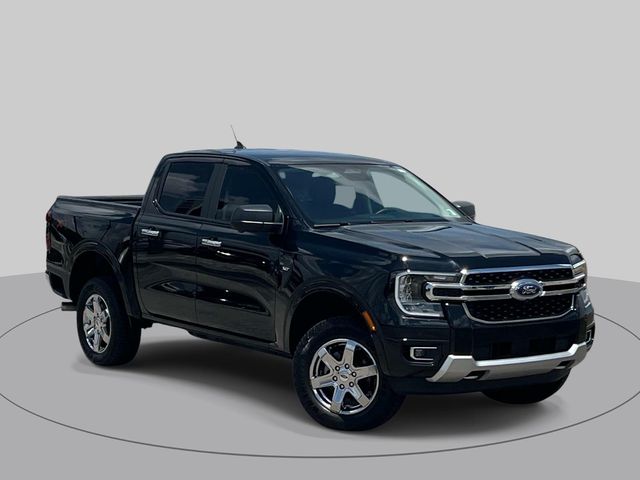 Shadow Black 2024 Ford Ranger Pickup Truck Four-Wheel Drive Automatic