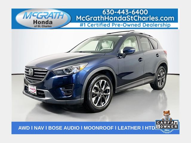 Deep Crystal Blue Mica 2016 Mazda CX-5 Grand Touring AWD SUV / Crossover All-Wheel Drive 6-Speed Automatic