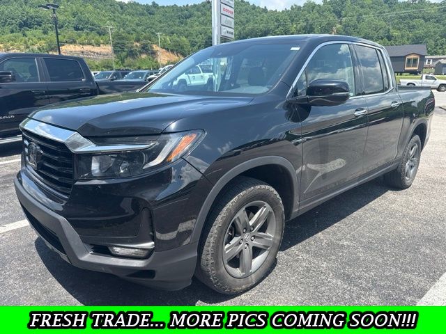 Crystal Black Pearl 2023 Honda Ridgeline Pickup Truck All-Wheel Drive 9-Speed Automatic