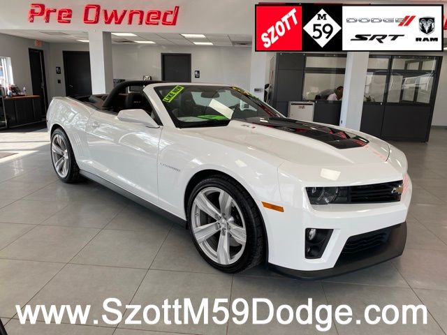 2013 Chevrolet Camaro Blanco (Summit White) Descapotable Tracción trasera 6 velocidades Manual