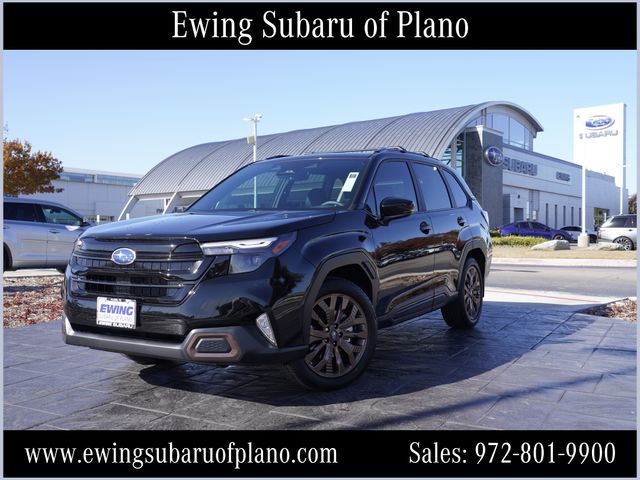 Crystal Black Silica 2026 Subaru Forester SUV / Crossover All-Wheel Drive Continuously Variable Transmission