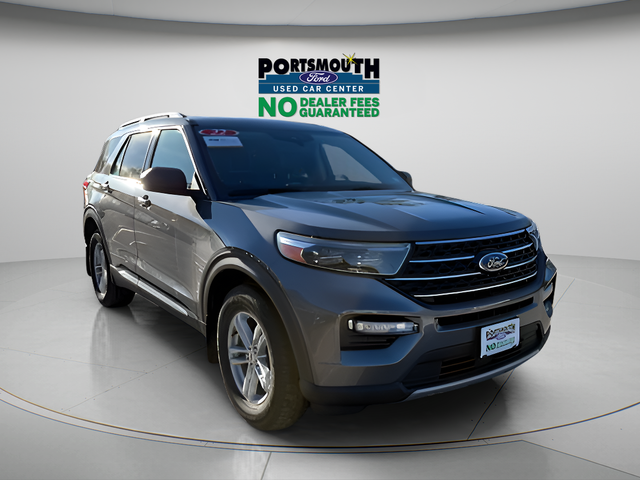 Black Metallic 2022 Ford Explorer SUV / Crossover All-Wheel Drive Automatic