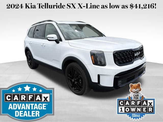 White Pearl 2024 Kia Telluride SUV / Crossover All-Wheel Drive 8-Speed Automatic