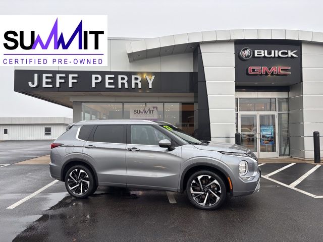 Gray 2022 Mitsubishi Outlander SEL S-AWC SUV / Crossover All-Wheel Drive Continuously Variable Transmission