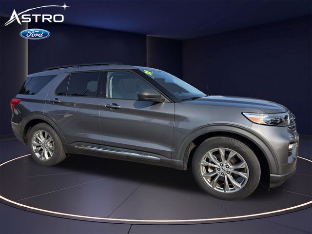 Carbonized Gray Metallic 2021 Ford Explorer SUV / Crossover Rear-Wheel Drive Automatic