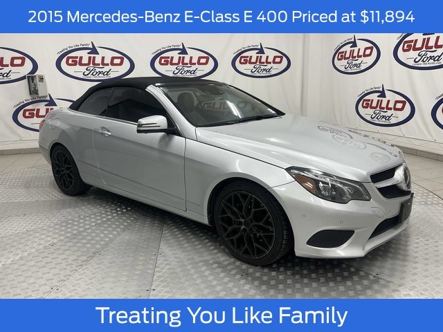 Iridium Silver Metallic 2015 Mercedes-Benz E-Class Convertible Rear-Wheel Drive 7-Speed Automatic