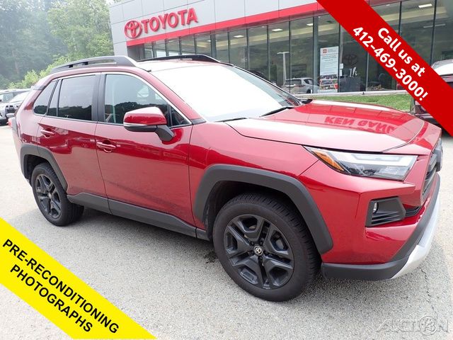 Red (Ruby Flare Pearl) 2024 Toyota RAV4 SUV / Crossover All-Wheel Drive 8-Speed Automatic