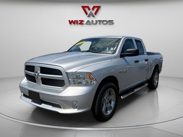 Bright Silver Clearcoat Metallic 2016 RAM 1500 Pickup Truck Four-Wheel Drive 8-Speed Automatic
