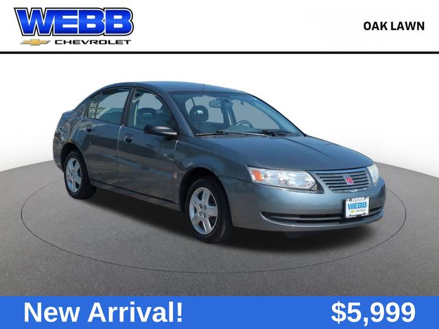 Storm Gray 2007 Saturn ION Sedan Front-Wheel Drive 4-Speed Automatic