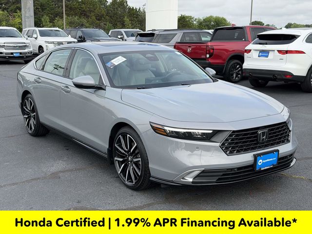 Urban Gray Pearl 2025 Honda Accord Hybrid Sedan Front-Wheel Drive Continuously Variable Transmission