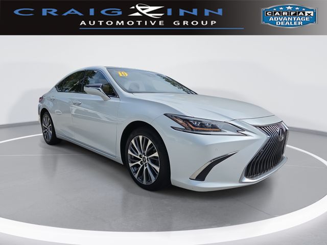 White Pearl 2019 Lexus ES 350 Luxury FWD Sedan Front-Wheel Drive 8-Speed Automatic