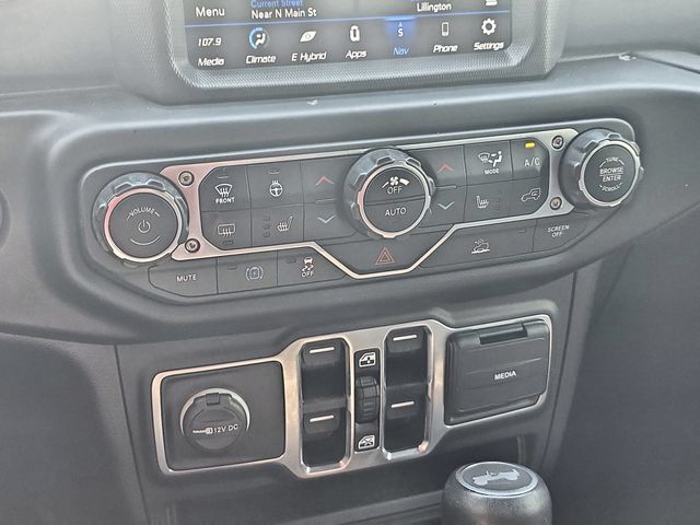 Used 2023 Bright White Clearcoat Jeep Sahara 4xe image 24