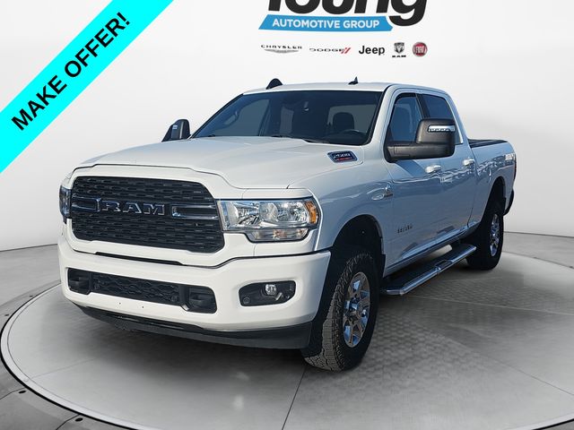 Bright White Clearcoat 2023 RAM 2500 Pickup Truck Four-Wheel Drive 6-Speed Automatic