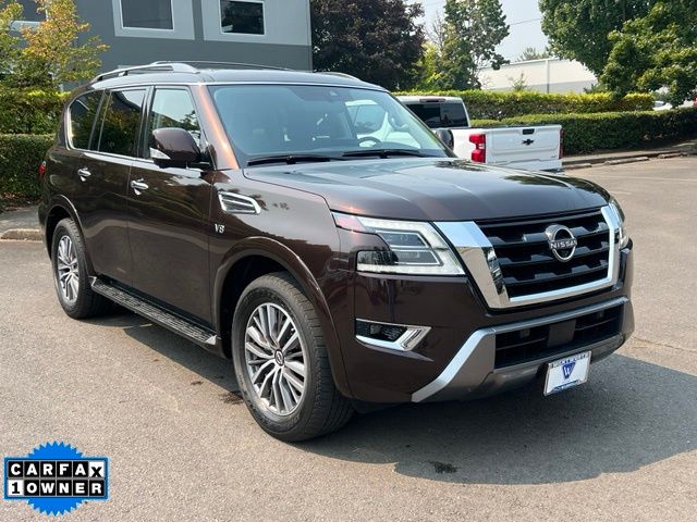 Mocha Almond Pearl 2022 Nissan Armada SUV / Crossover Four-Wheel Drive 7-Speed Automatic